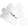 PH PandaHall 50pz Mini Piastrelle a Specchio Adesive Specchio Adesivo a Forma di