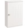 Relaxdays Armadietto pensile da Bagno Relaxdays, 2 Scomparti, HLP: 50 x 30 x 14 cm, Chiusu