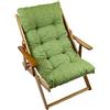 MAURY S GRANDI MAGAZZINI ITALIANI DAL 19 MAURY'S Poltrona Sdraio Harmony Relax Comodona in Legno 3 posizioni con Cuscino
