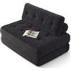 Xbro Divano Letto Matrimoniale 2 Posti 200x130 cm Pieghevole Salvaspazio in Vell