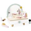 Janod Tavolino da toeletta in Legno per Bambini, Cassetto, Specchio e 7 Accessor