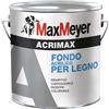 MAXMEYER Acrimax fondo acrilico per legno, Bianco, 2.5 L