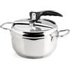INOXPRAN - Pentola a Pressione, Acciaio Inox, Capienza 5 L, Triplo Fonto Adatto