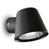 Ideal Lux GAS AP1 NERO Mod. 020228 Lampada Da Parete 1 Luce
