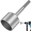 No SDS-Max Ground Rod Driver, 65Mm Heavy Duty Steel Drill Bit Driver,Per Aste 7041