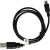 vhbw Cavo dati USB per TomTom Go 510 710 700 910 300 One 500 9cm