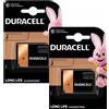 Duracell 2x Duracell J Batteria Fotocamera Alcalina 6V 4LR61 7K67 539 Lunga Durata