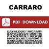 CARRARO Supertigre 800 Catalogo ricambi Manuale parti esplosi trattore
