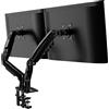 Invision Braccio Monitor Supporto Schermi 19-32 pollici, VESA 75/100mm, Morsetto