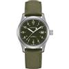 Hamilton Watches Orologio hamilton Khaki Field Mechanical pelle Verde meccanico H69439363 Watch