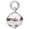 DoDo Ciondolo Dodo Campanello DMC0013_BLSNW_000AG Charm Argento Make a Wish Sonaglino