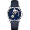 Hamilton Watches Orologio Hamilton Jazzmaster Open Heart Auto H32705640 Pelle Blu Uomo Watch