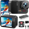 Euorosi 4K 60FPS 48MP Action Cam, 50ft Fotocamera Subacquea Con 64GB Scheda, WIF