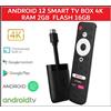 Homatics Decoder Ricevitore Mini Android 11 Smart Tv Box Google 4k UHD WiFi Bluetooth ^*^