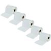 vhbw 5x Rotolo etichette per Zebra TLP2242 LP2844 S4M LP2642 GX430t LP2242 LP2742