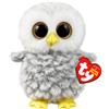 Ty - Beanie Boos Owlette la Civetta, Gufo, Occhioni Glitter, Grigio 36ni