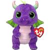TY Beanie Boos - Daphne il Draghetto Viola con Occhi Verdi Grandi e YK8r
