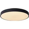 LUCIDE UNAR Plafoniera Ø 49,5 cm LED Dim. 1 x 36 W 2700 K 3 StepDim Nero