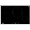 NEFF T58SHS1L0 - Piano cottura a induzione N90, piano cottura autosufficiente in vetroceramica, larghezza 80 cm, Twist Touch, Combi Induction, Home Connect, Smart Hood Automatic, sospeso, nero