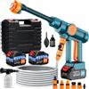 Idropulitrice Portatile a Batteria Con Collegamento a Rubinetto Diretto,Idropuli