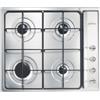 Smeg S64S piano cottura Acciaio inossidabile Da incasso Gas 4 Fornello(i)