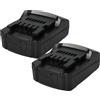 vhbw 2x Batteria per Metabo GA 18 LTX Combo Set 2.4.1 18 V BSA 14.4-18 LED 1,5Ah 18V