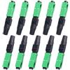 GVSS Lot de 10 Connettore Fibra Ottica SC/APC, Cavo Fibra Ottica, Livello di Tel