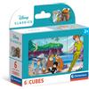 Clementoni Classics-6 Pezzi Bambini 2 Anni, Cartoni Animati, Cubi, P Gl4X