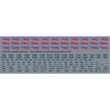 Railtec Lettere, Numeri E Simboli Acquascivolo Trasferelli Fogli N Gauge Railtec