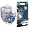 Philips automotive lighting 12972WVUSM WhiteVision Ultra H7 Lampada fari, Twin box, Set di 2 & X-tremeVision Pro150 W5W lampadina di segnalazione, blister doppio