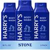 Harry s Harry's Men's Body Wash Shower Gel - Stone, 16 Fl Oz (Pack of 3)