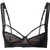 SCANDALE Reggiseno Balconette Base Lift Le Balconet 80B Nero Mesh Trasparente