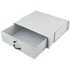 DIGITUS cassetto per armadi di rete e server rack, 19 pollici, 3U, montaggio anteriore e posteriore, profondità variabile, vassoio per documenti e per tastiera, chiudibile, grigio