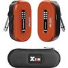 Xvive A58 - Sistema per chitarra wireless da 5,8 GHz, trasmettitore ricevitore per pickup attivo o passivo per basso elettrico/acustico, arancione