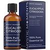 Mystic Moments | Eucalipto citriodora Olio essenziale 100 ml - olio puro e naturale per diffusori, aromaterapia e massaggio miscele senza OGM vegano