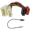 Sound way - Fascio Cavo Connettore ISO e Adattatore d'antenna per Installazione autoradio Compatibile con Renault, Dacia dal 2011