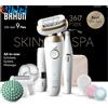 Silk-Épil 9 Flex Skinspa Epilatore Elettrico Donna Con Testina Flessibile a 360°