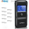 Does not apply VPOW Etilometro Portatile Certificato, Alcol Test con Display LCD Blu Digitale,