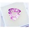 10.10 + CT Naturale Rosa Kunzite Cubico Taglio Certificato Loose Gemma ~ Omaggio