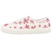 Superga 3750 Flower Print Leggera Sneaker Low Top Donna, Bianco Rosa