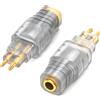 Adattatore per cuffie ABS nero compatibile con per modelli HD650 e HD600