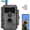 E6 Fotocamera Caccia Wifi Antenna Con App 48MP 1296P H.264 Vidéo Fototrappola In