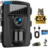 Fototrappola 4K 60Mp,Fototrappola Infrarossi Invisibili 130°Ampia Visuale Imperm