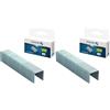 HÖGERT TECHNIK - Punti metallici tipo J 11,3 mm 10 mm acciaio temprato zincato per graffatrici, tappezzeria, decorazioni, poster, carta, cartone, pellicole (Confezione da 2)