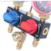 HS-M01 Set di manometri criogenici in metallo con specchio integrato e porta di