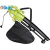 Aspirafoglie Soffiatore Elettrico Da Giardino 3 in 1 Aspiratore Trituratore Soff