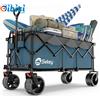 XXXL Carrello Spiaggia Ruote Grandi 300L 200KG, Carrello Pieghevole Con Ruote Ex