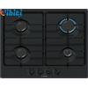 PGP6B6K80 Serie 4, Piano Cottura a Gas, Manopole a Ponticello: Controllo Ergonom