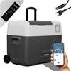 AREBOS compressore cool box con ruote 39 L frigorifero per auto APP freezer box