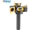 Does not apply Fresa per Spianare Fresa per Legno Gambo 8Mm CNC Con 2+2 Inserti in Carburo Di T